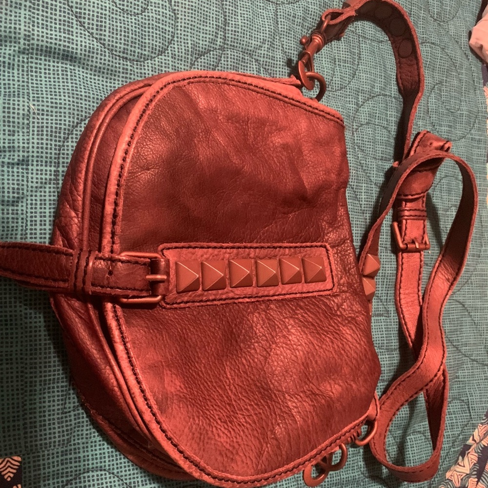 Liebeskind brown crossbody leather purse